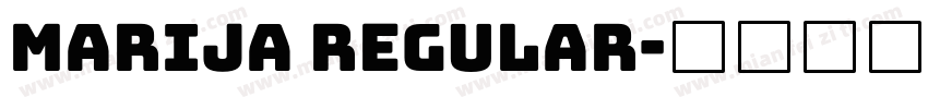 Marija Regular字体转换